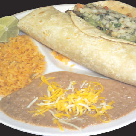 Grilled Chicken Taco & Chicken Burrito