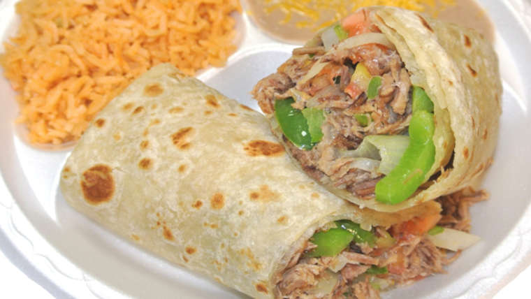 Tuesday Beef or Chicken Burrito